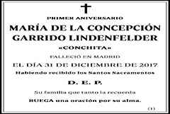 María de la Concepción Garrido Lindenfelder